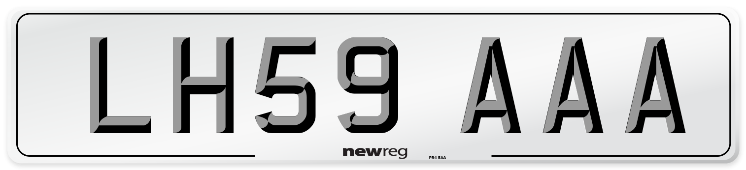 LH59 AAA Number Plate from New Reg